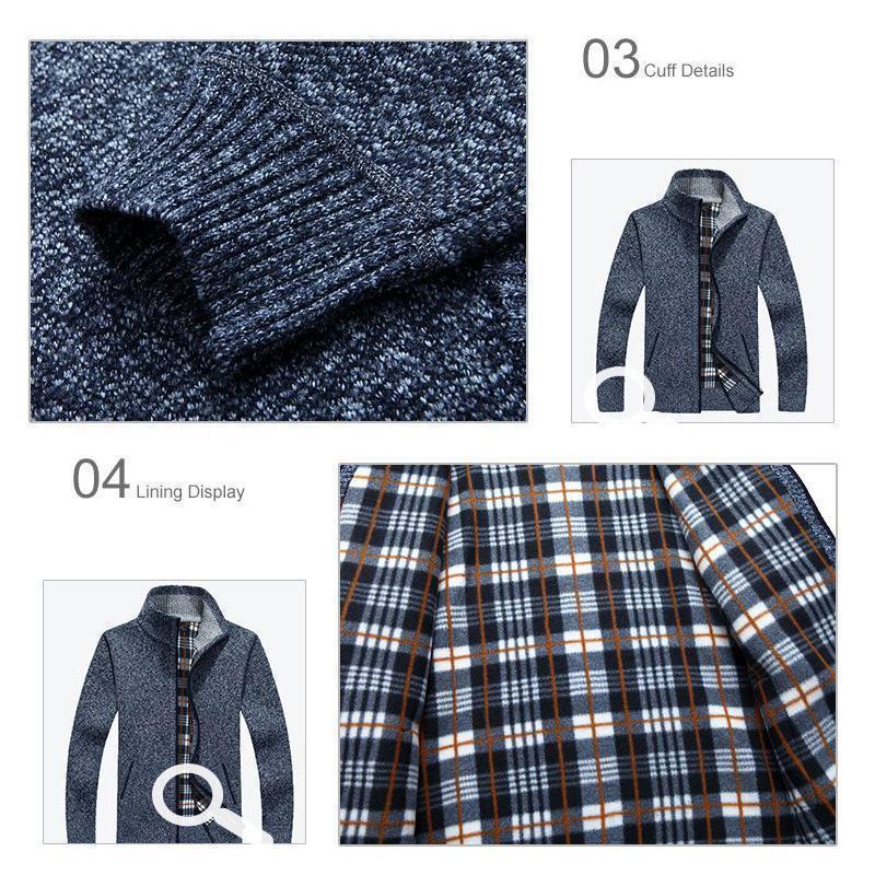 Men sweater cardigan - Image 4
