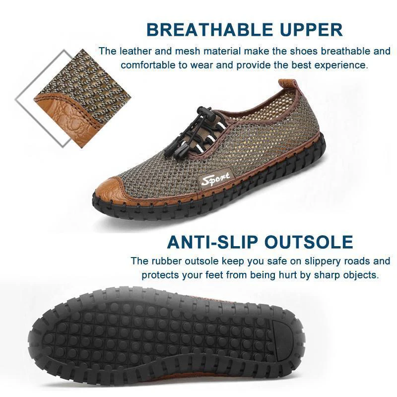 Men Trendy Summer Breathable Shoes - Image 11