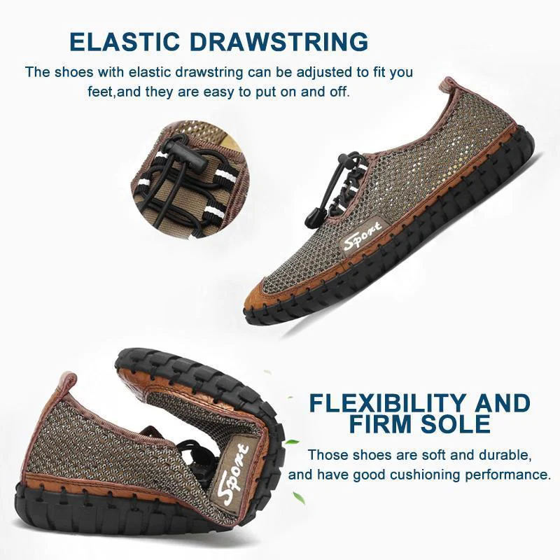Men Trendy Summer Breathable Shoes - Image 12