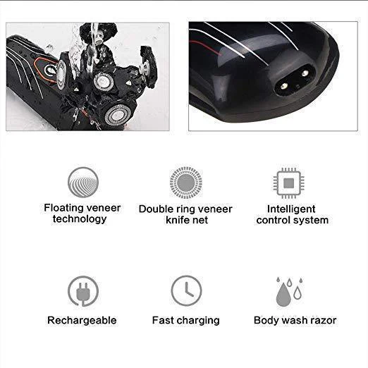 Men's 5 In 1 4D Rotary Shaver Rechargeable - Image 7