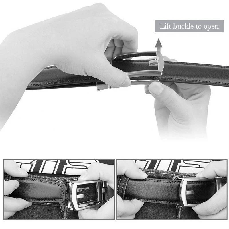 Men's Belt With Automatic Buckle - Image 4