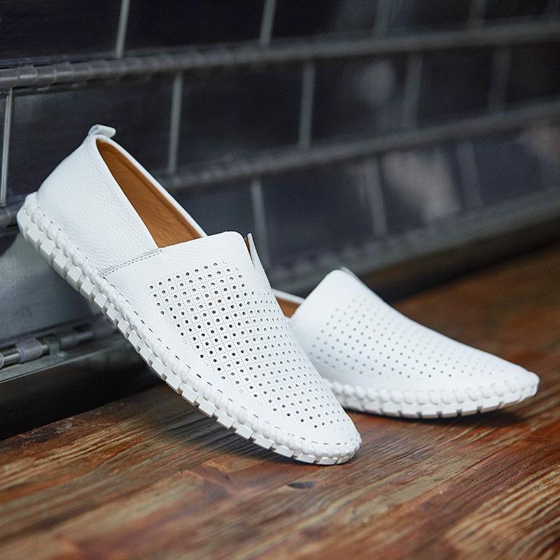 Men's Genuine Leather Loafers - Image 6