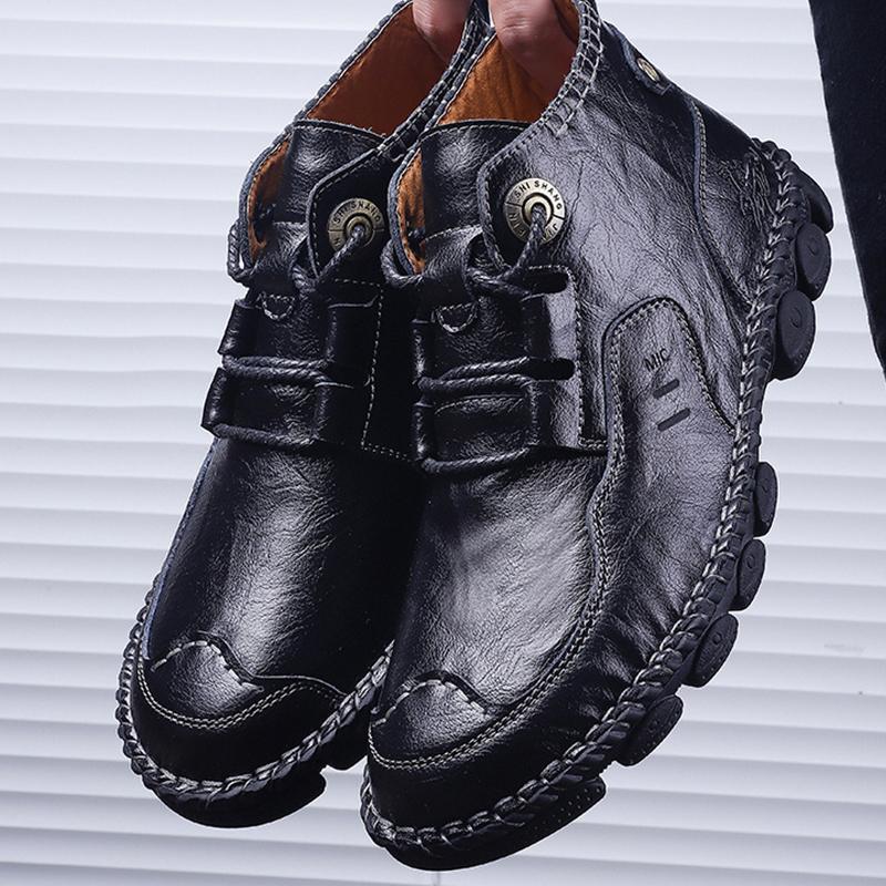 Men's Hand-stitched Martin Boots - Image 3