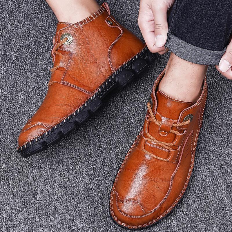 Men's Hand-stitched Martin Boots - Image 7