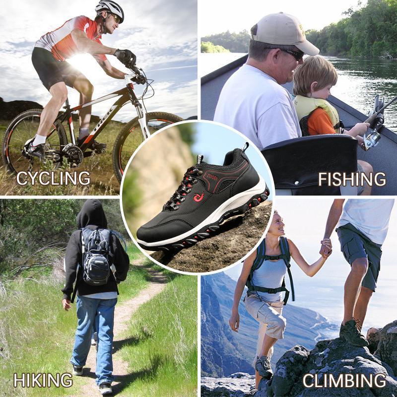 Men's Mesh Breathable Waterproof Athletic Outdoors Sneakers - Image 5