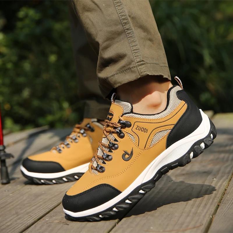 Men's Mesh Breathable Waterproof Athletic Outdoors Sneakers - Image 7