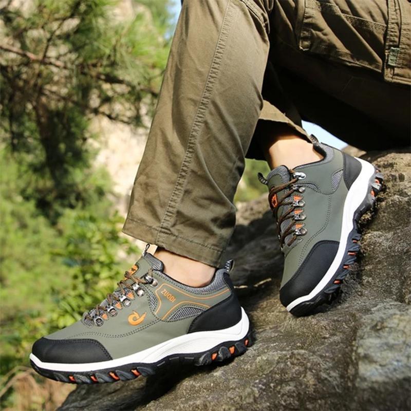 Men's Mesh Breathable Waterproof Athletic Outdoors Sneakers - Image 9