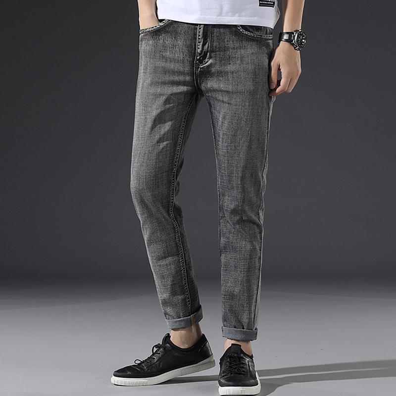Men's micro-elastic breathable ultra-light jeans - Image 2