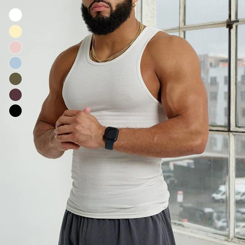 Men's Sleeveless T-shirt - Image 2