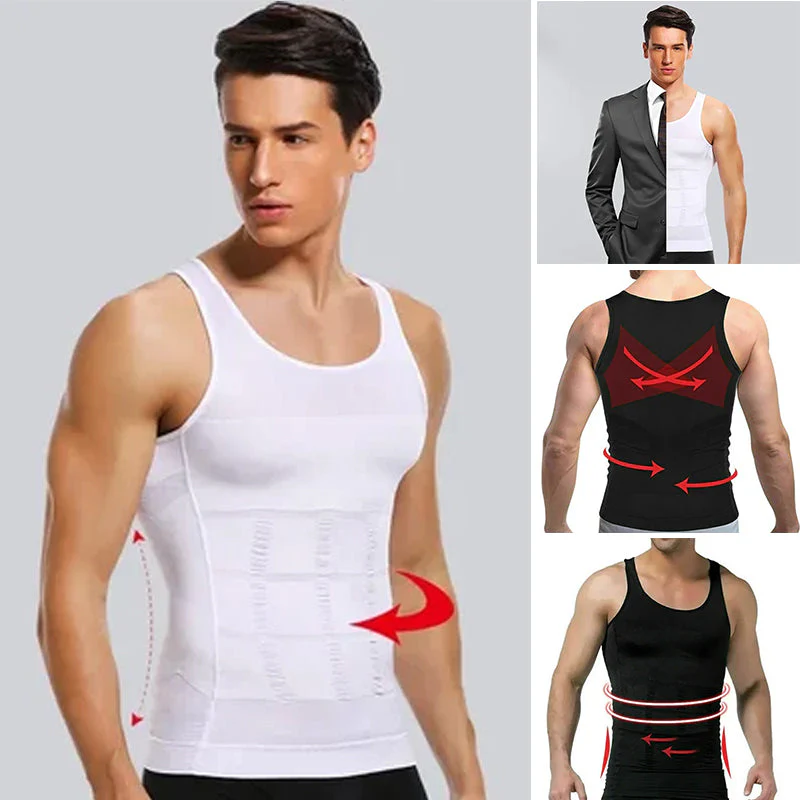 Men's Slimming Compression Vest - Image 19