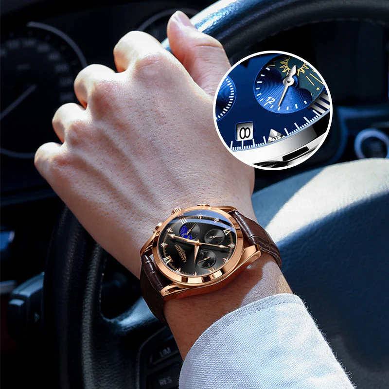 Men's Waterproof Luminous Sports Quartz Watch - Image 2