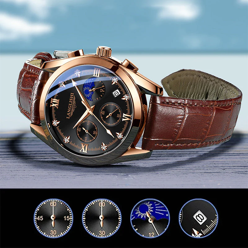 Men's Waterproof Luminous Sports Quartz Watch - Image 3