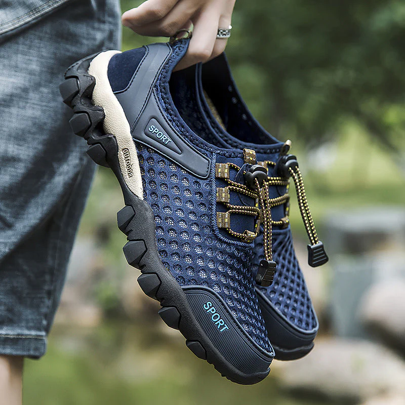 Mesh Button-up Shoes - Image 2