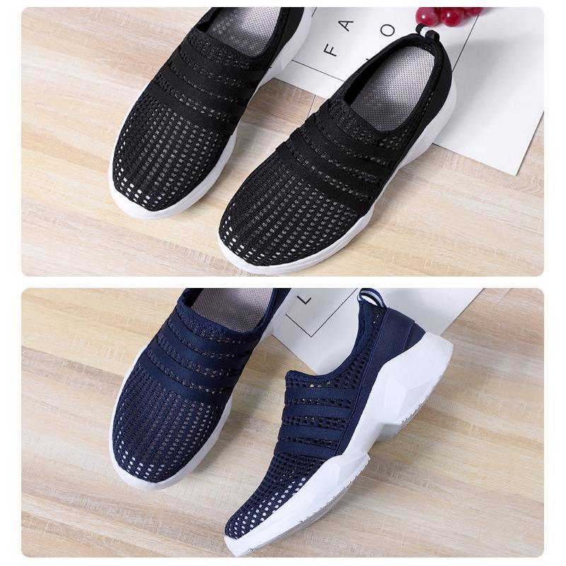 Mesh Sports Casual Slip On Walking Shoes - Image 3