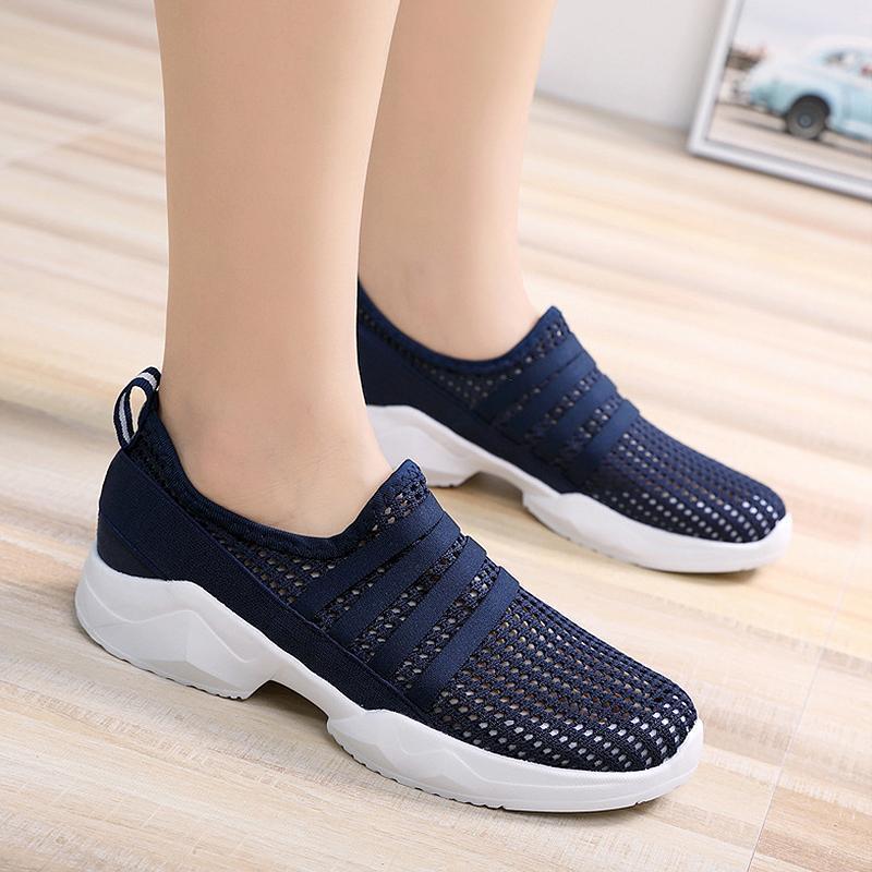 Mesh Sports Casual Slip On Walking Shoes - Image 7