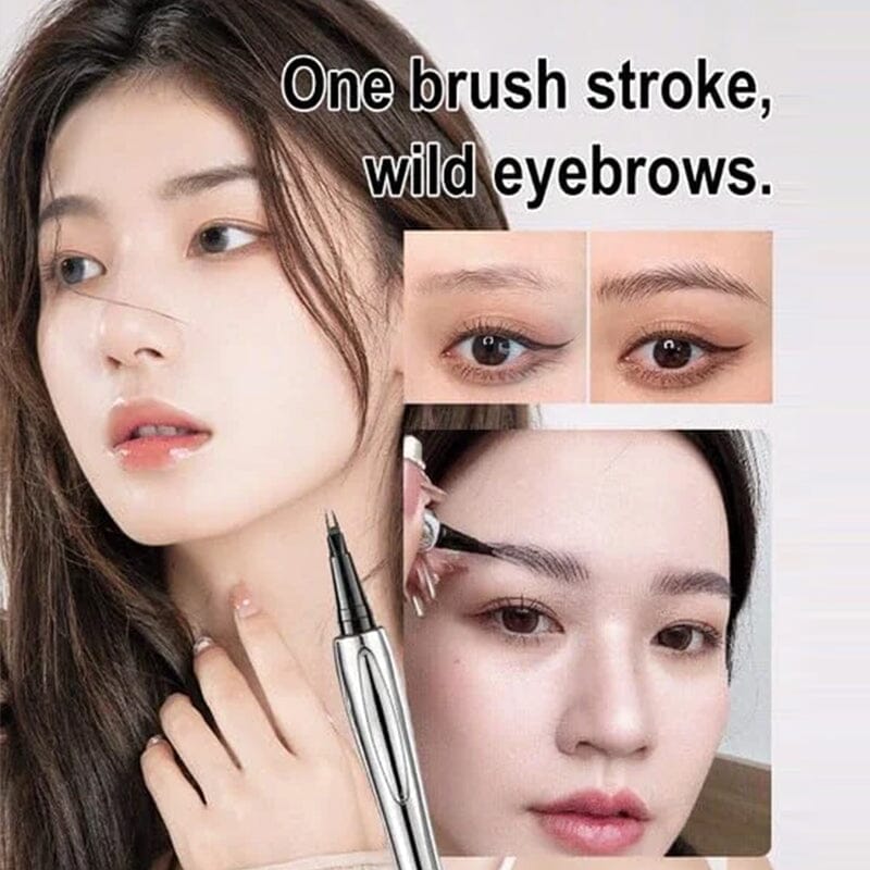 Micro-Fork Tip Pencil Long-lasting Waterproof Brows Pencil - Image 2