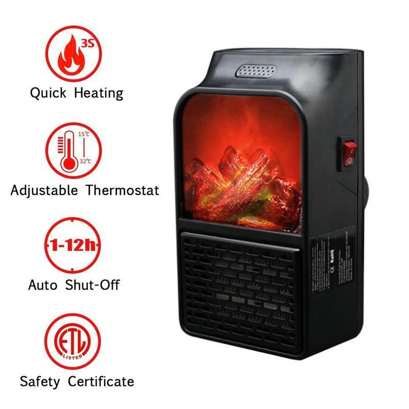 Mini Electric Simulation Fireplace Warmer - Image 7