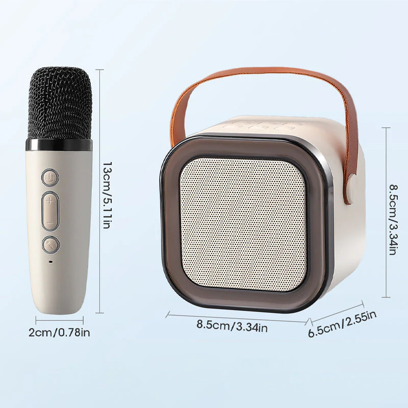 Mini Karaoke Machine with Wireless Microphones - Image 13