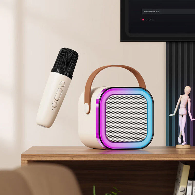 Mini Karaoke Machine with Wireless Microphones - Image 15