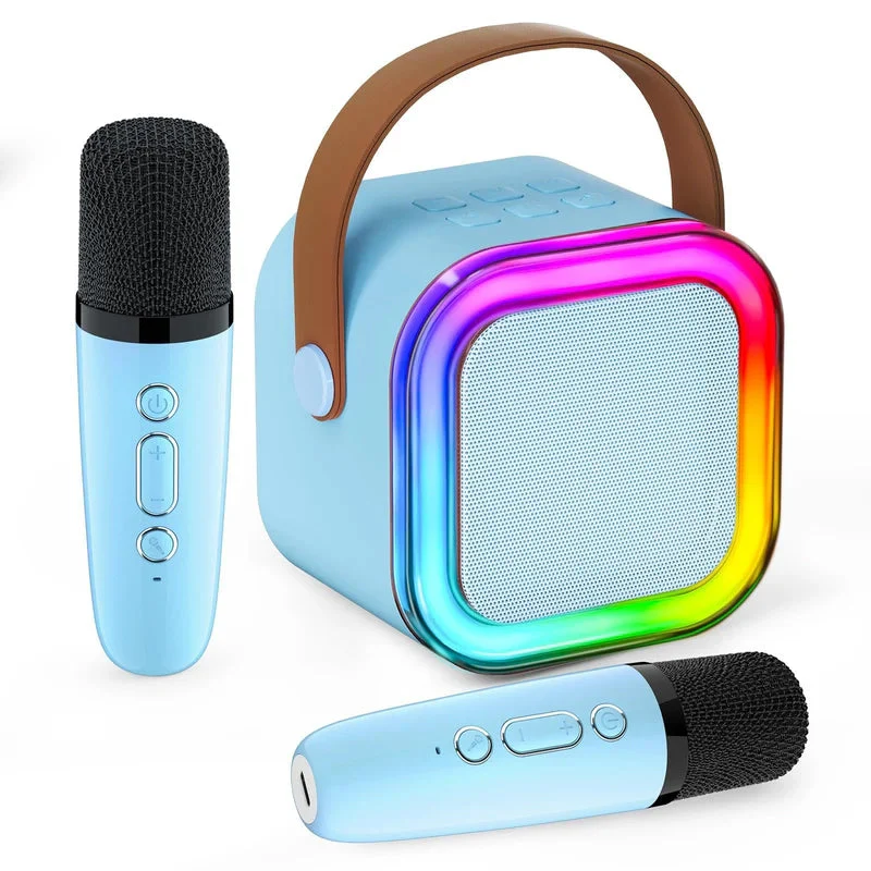 Mini Karaoke Machine with Wireless Microphones - Image 17