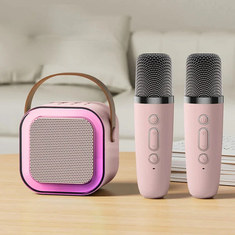 Mini Karaoke Machine with Wireless Microphones - Image 6