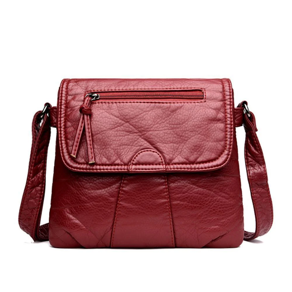 Mini Soft Leather Handbag - Image 11