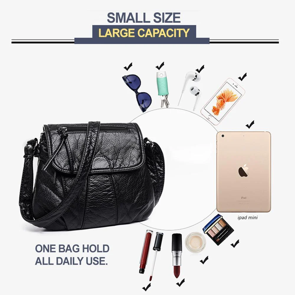 Mini Soft Leather Handbag - Image 5