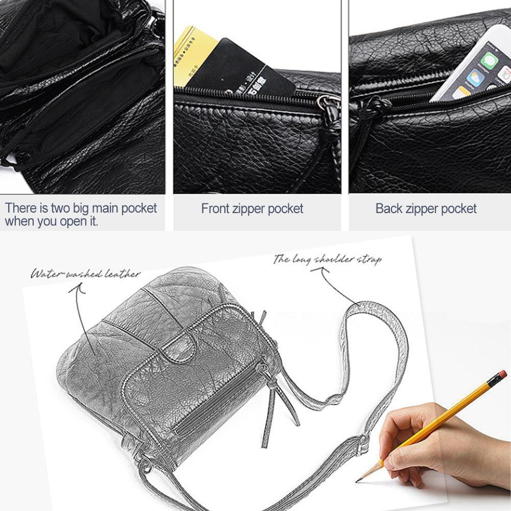 Mini Soft Leather Handbag - Image 6