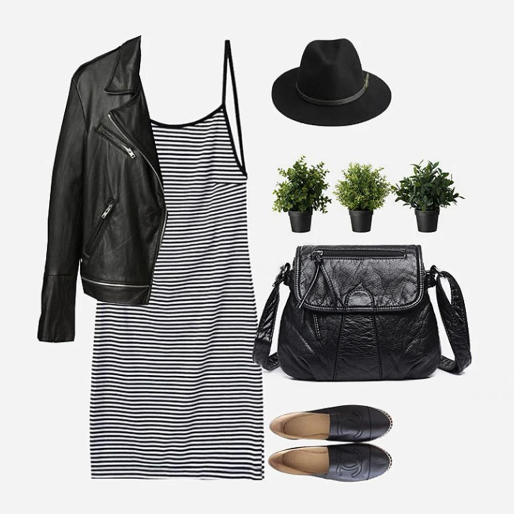 Mini Soft Leather Handbag - Image 9