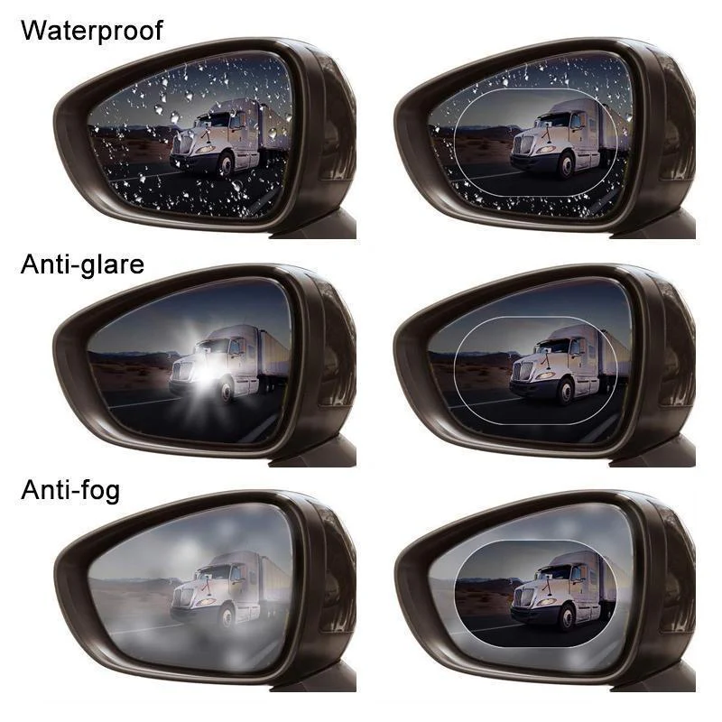 Mirror Anti Water Mist Protective Film, 2 Pcs - Image 4