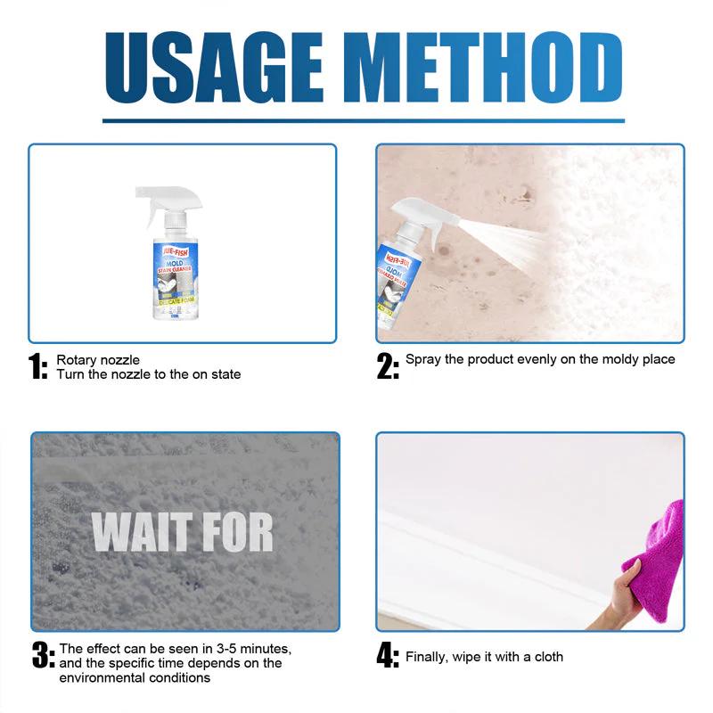Mould & Mildew Remover Cleaning Spray - Image 6