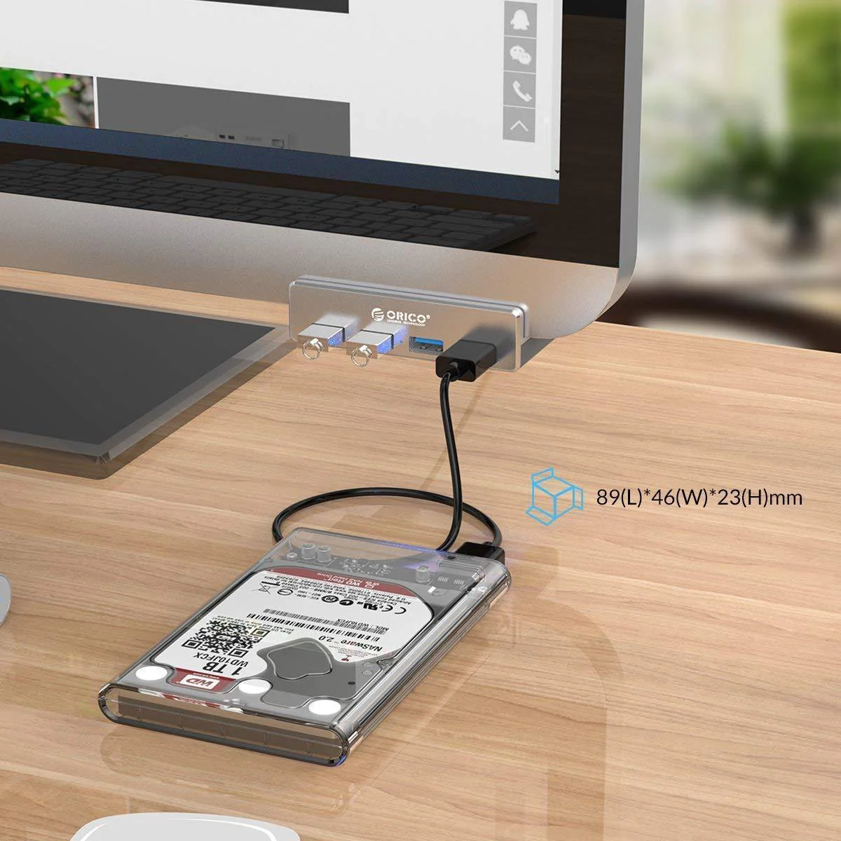 Mountable Desk Side USB 3.0 Adapter Hub 👩🏻💻 👨🏻💻 - Image 5