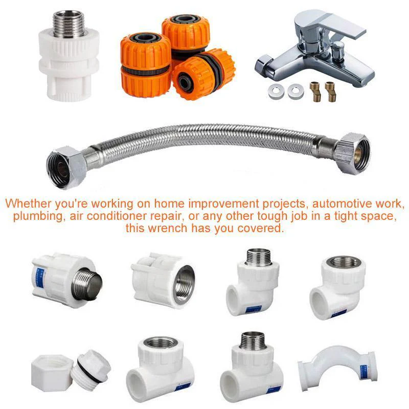 Multi-Function Plumber Wrench Repair Tool - Image 7