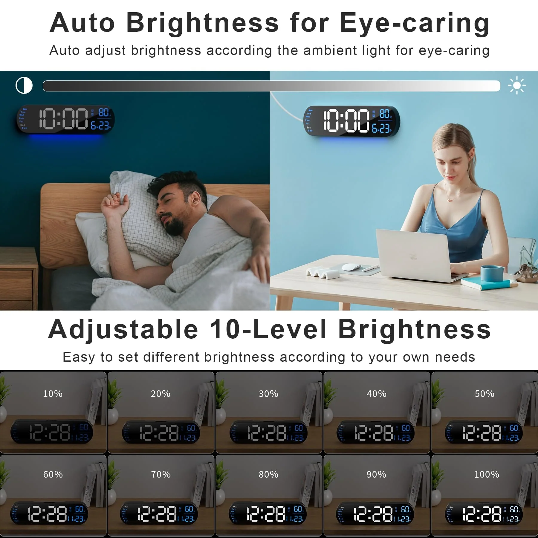 Multi Functional LED Display Clock - Image 4