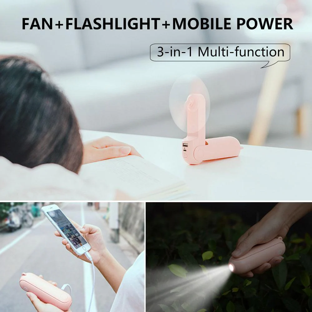Multi-functional Mini Folding Fan - Image 4