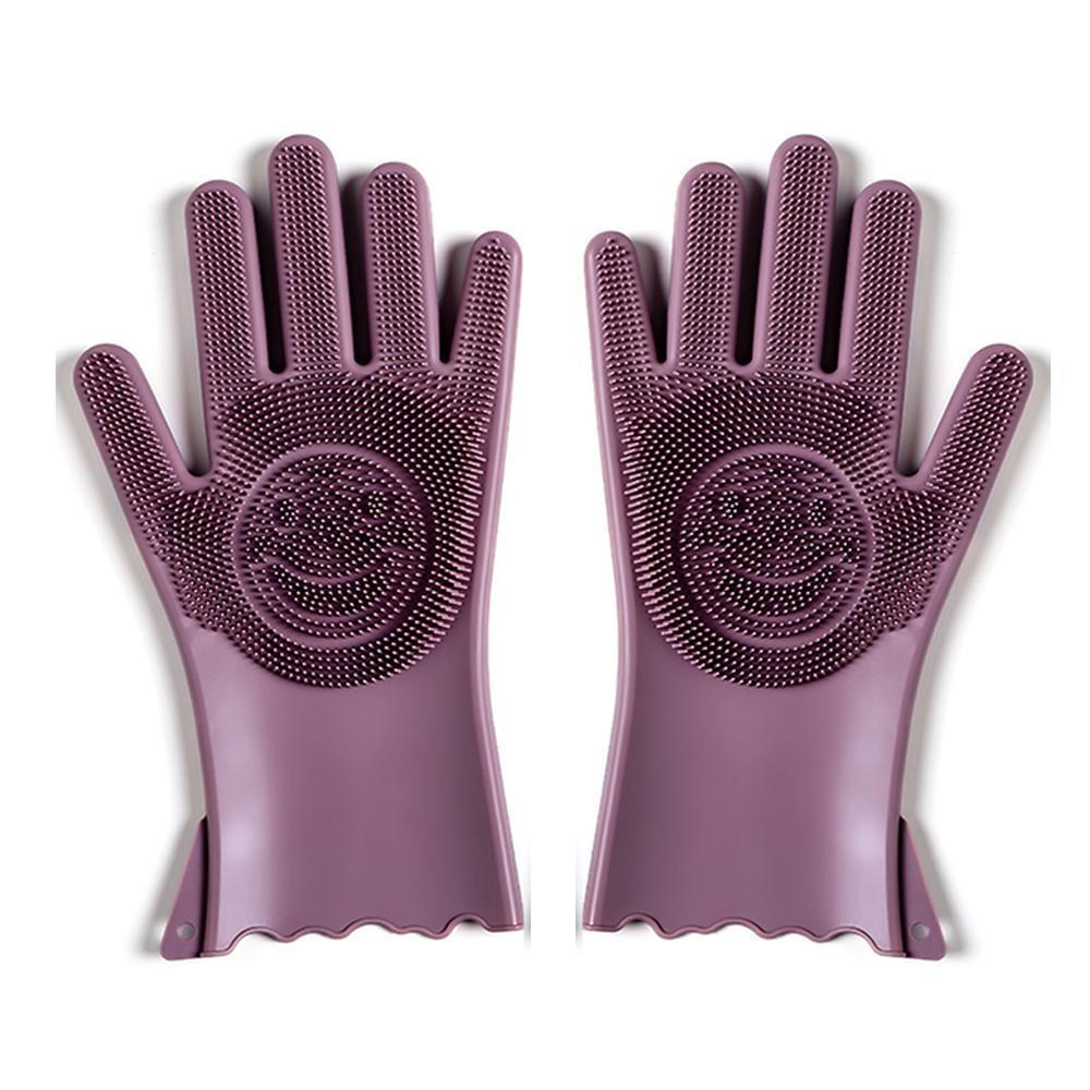Multi-functional Silicone Decontamination Non-stick Oil Cleaning Gloves (1 pair) - Image 10