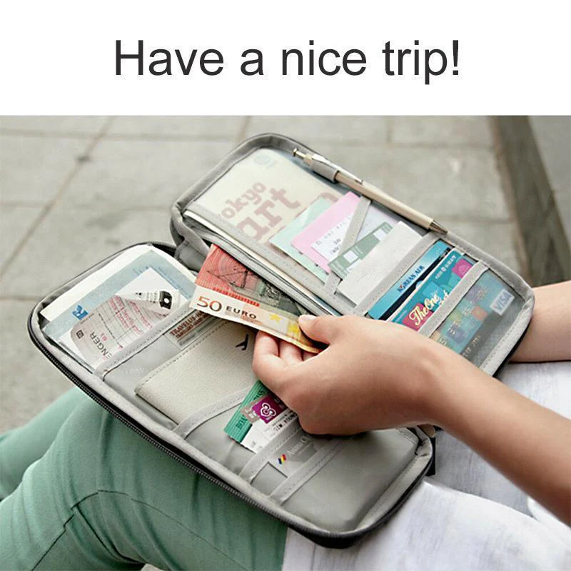 Multi-pockets Travel Storage Wallet - Image 9