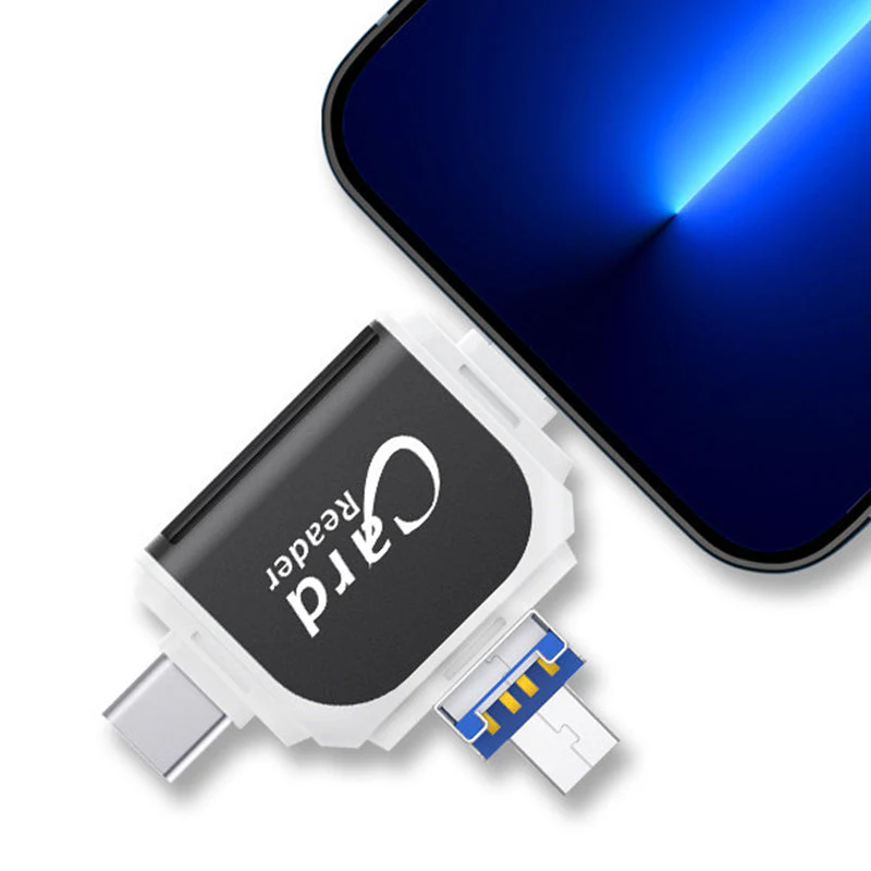 Multi-Port 4 in1 Universal SD TF Card Reader - Image 8