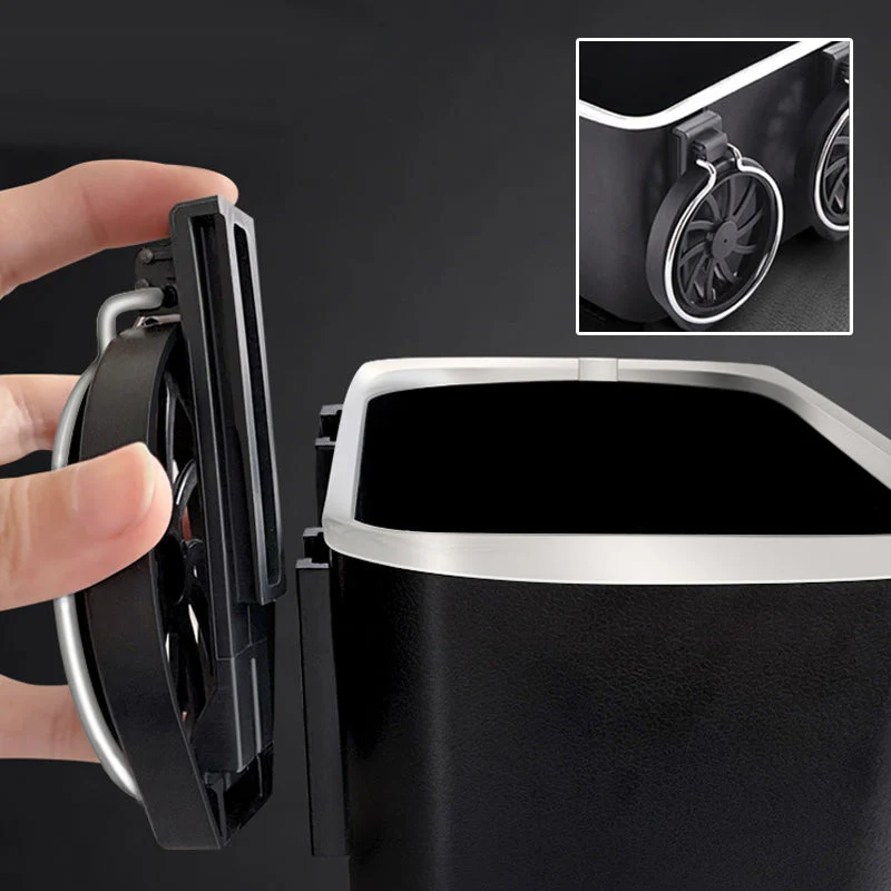 Multifunctional Car Tissue Box with Bottle Holder - Image 5