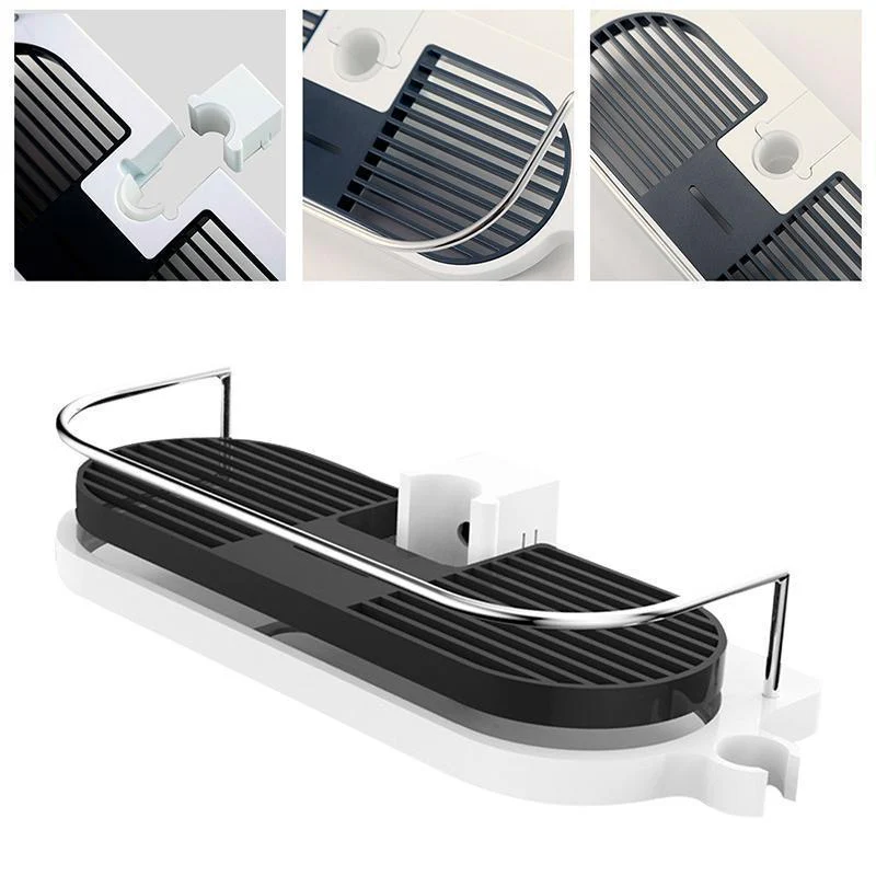 Multifunctional Shower Lift Bar Storage Rack - Image 5