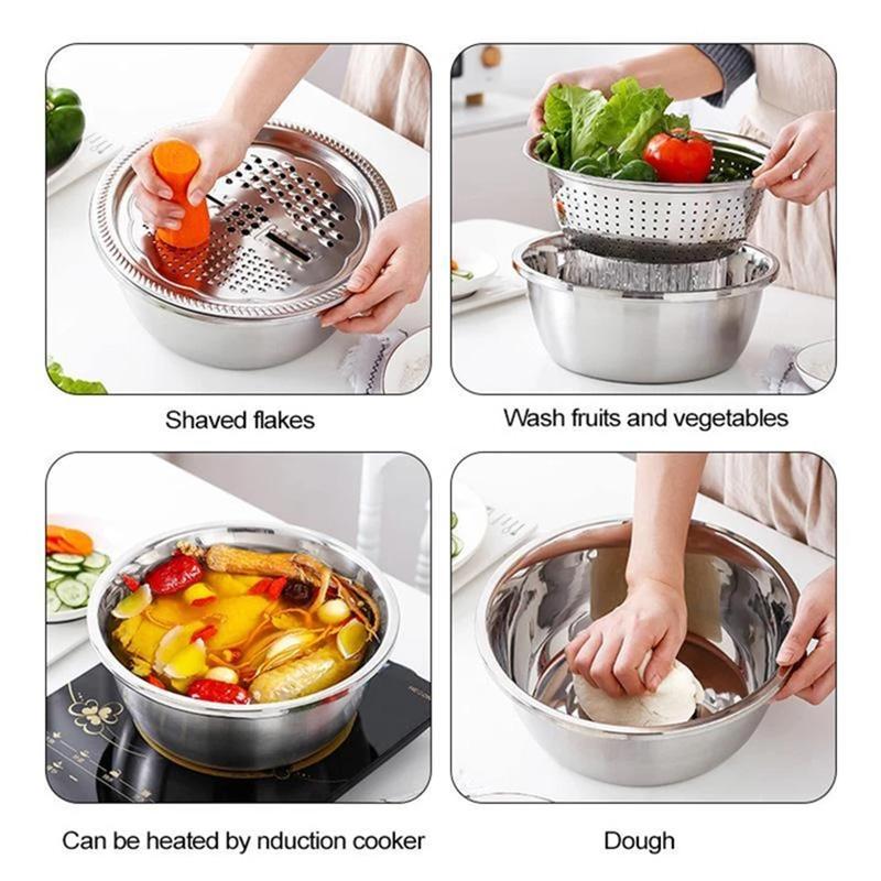 Multifunctional Stainless Steel Basin - Image 4