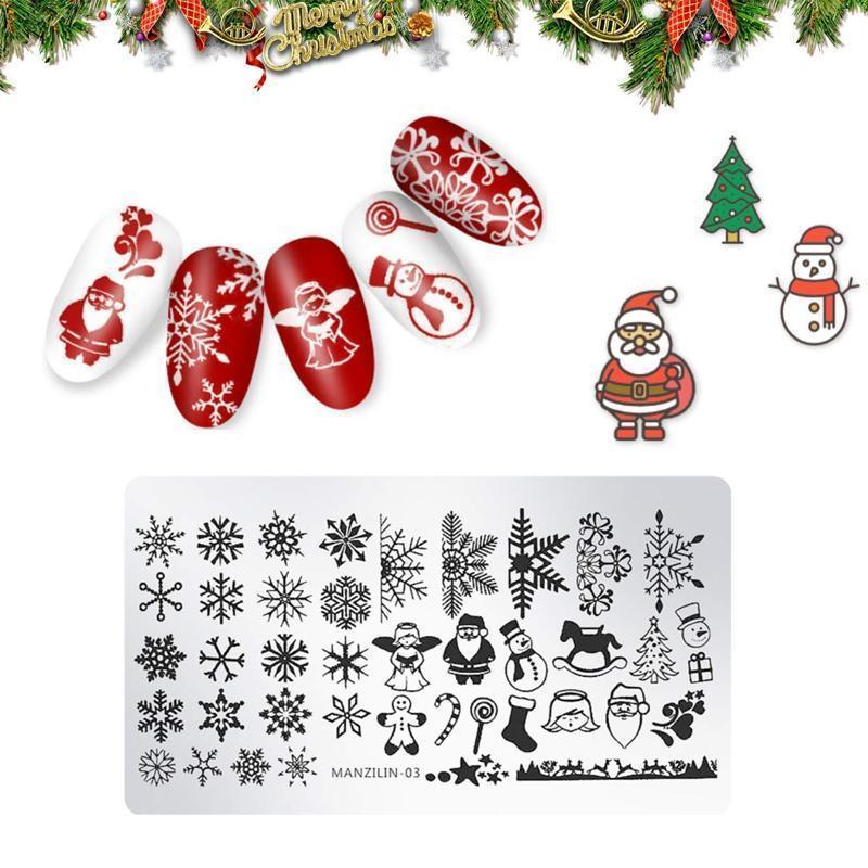 Nail Art Stamping Template--Christmas Style - Image 3