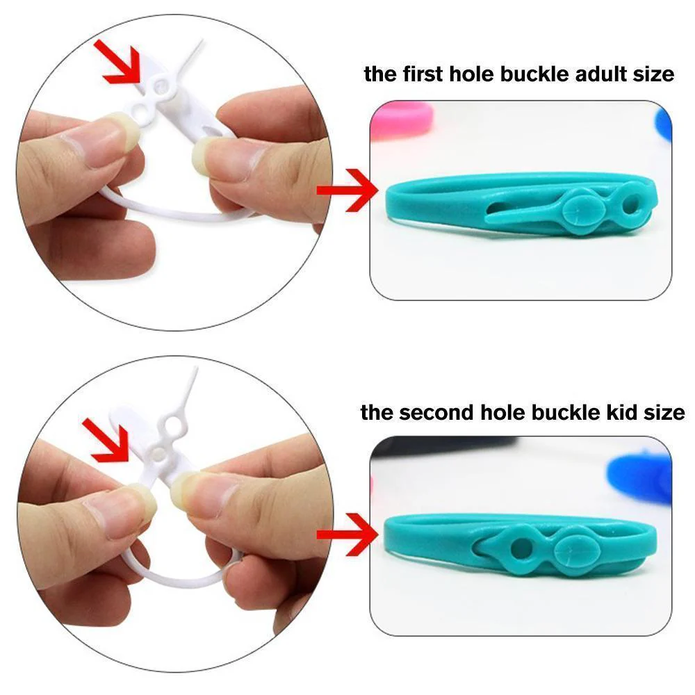 New Double-hole Adjustable No Tie Shoelaces,14 Pcs - Image 3