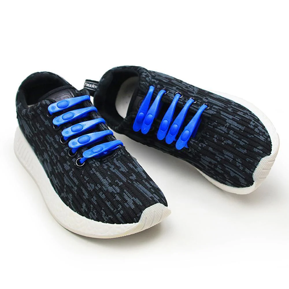 New Double-hole Adjustable No Tie Shoelaces,14 Pcs - Image 7