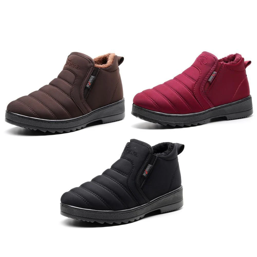 New Fashion Waterproof And Velvet Warm Non-Slip Cotton Shoes - Image 2