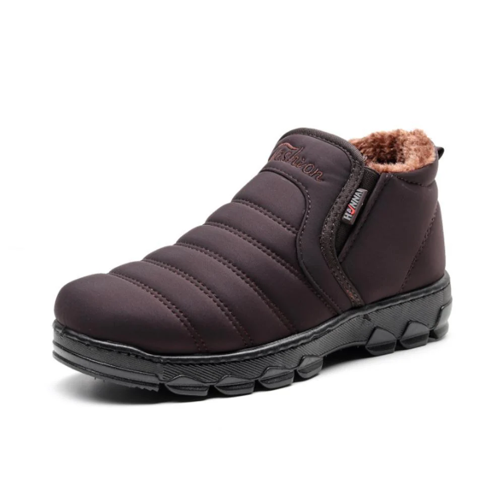 New Fashion Waterproof And Velvet Warm Non-Slip Cotton Shoes - Image 8