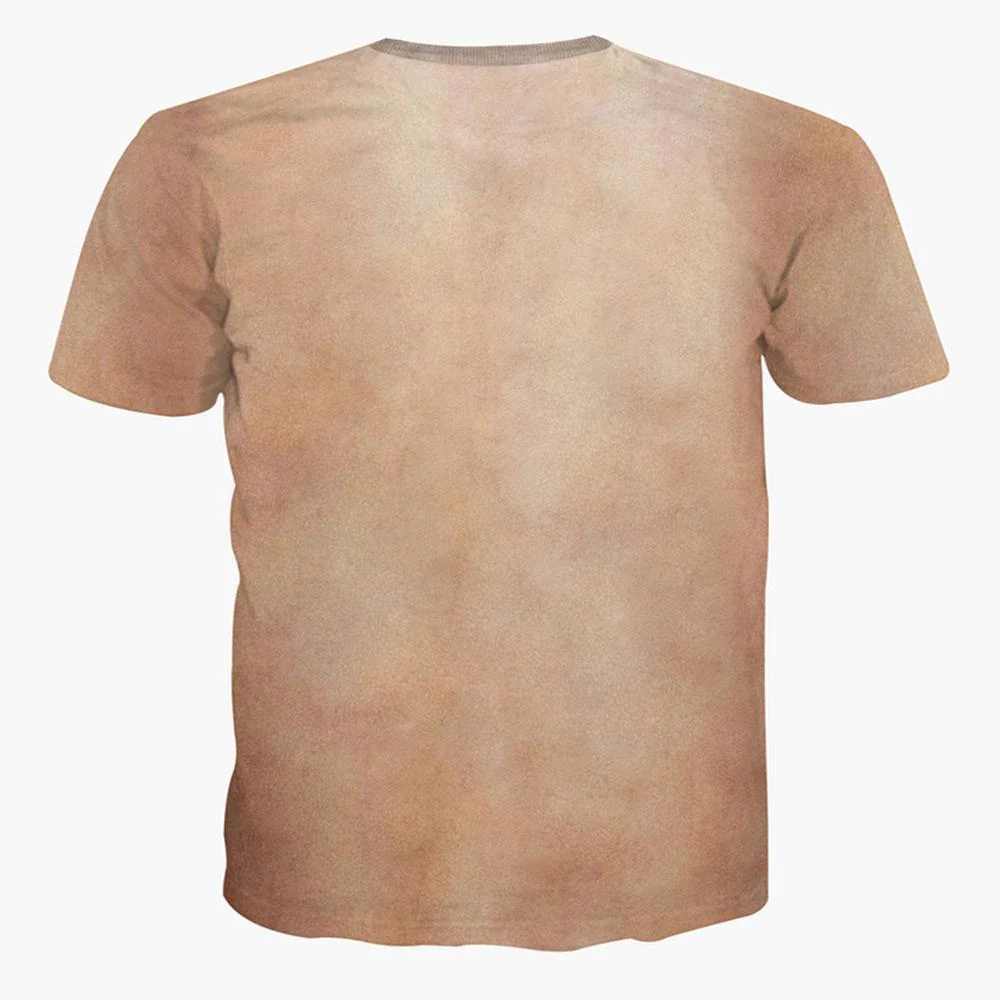 New Man Fashion 3D Print Muscle Funny T-Shirt - Image 3