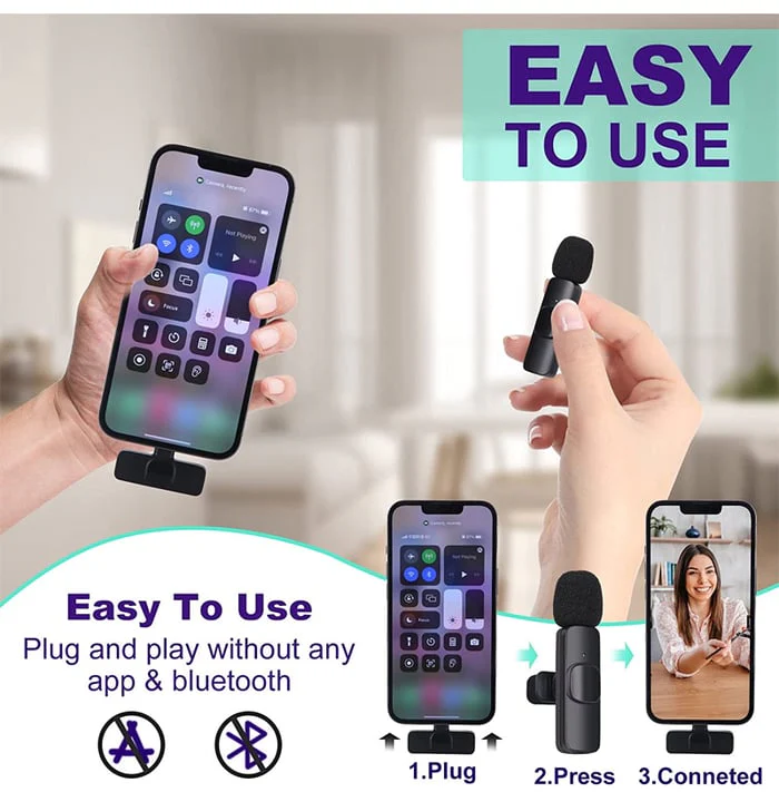 New Wireless Lavalier Microphone - Image 2