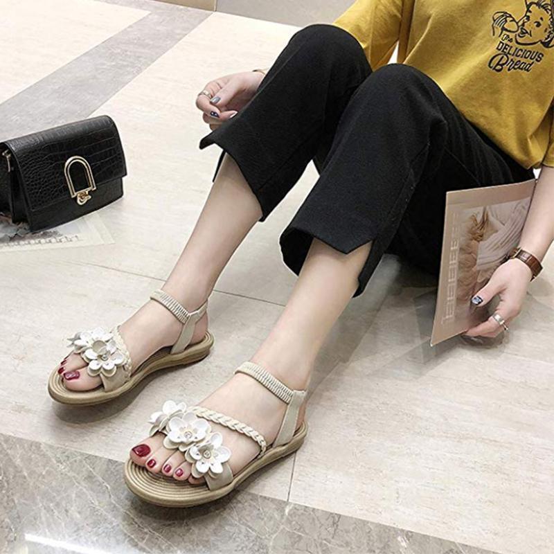 New Women's Sandals With Bohemian Flowers - Image 4