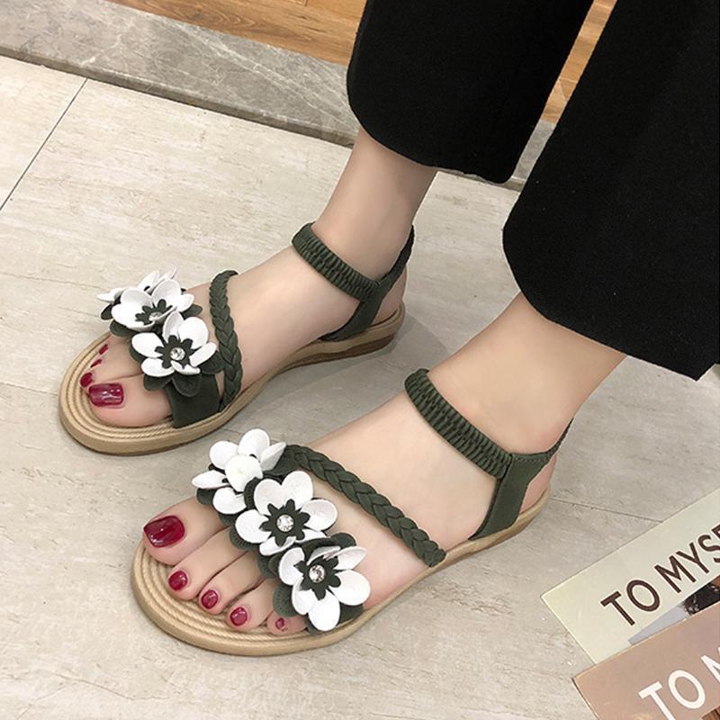 New Women's Sandals With Bohemian Flowers - Image 5